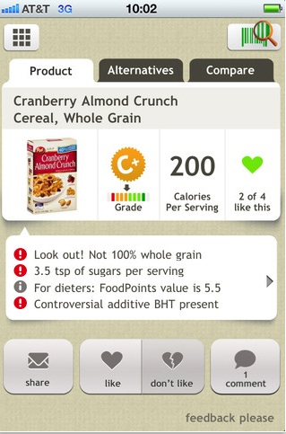 Fooducate Fooducate app