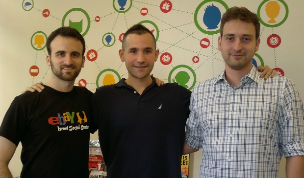 Childhood chums Ron Gura, Matan Bar and Erez Dickman run eBay’s new Israel Social Center.