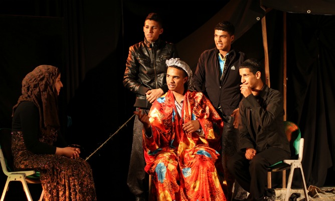 This was the first time a Bedouin troupe performed a Western-style play in Israel.