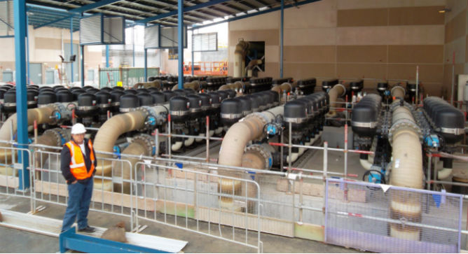 Amiad’s microfiber filtration system.