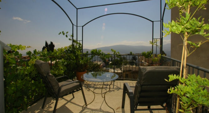 The view from the Artists’ Colony Inn.