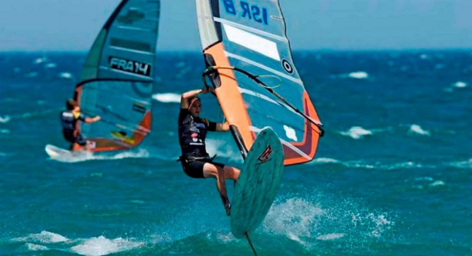 Windsurfer Lee Korzits is likely to climb the podium.