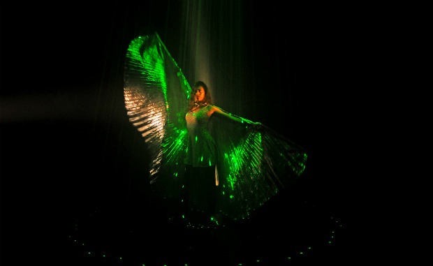 Mayumana in action. Photo by Ron Birn