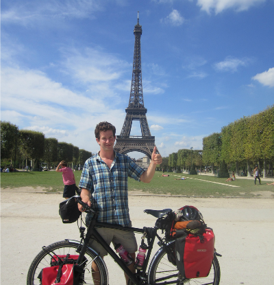 peled-eiffel Tom Peled at the Eiffel Tower.