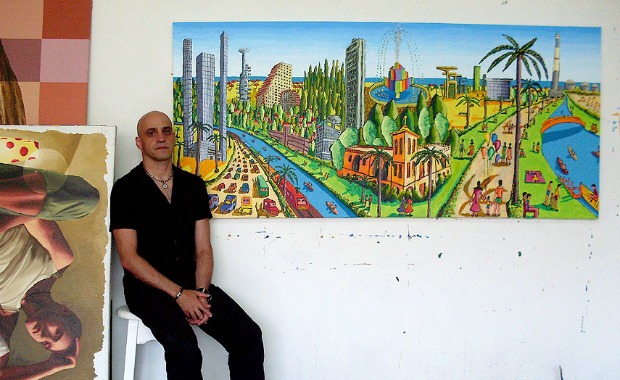 Perez lives in his studio in South Tel Aviv.
