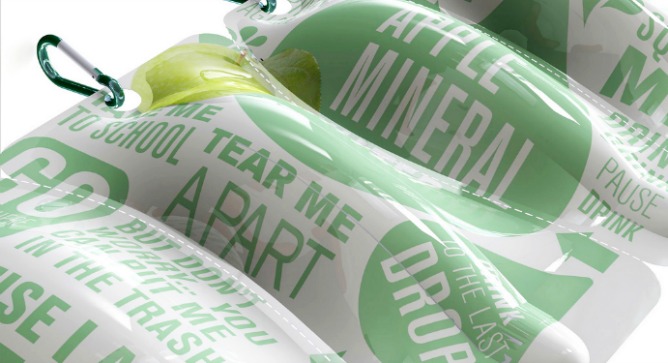 Packaging as benign as an orange peel.