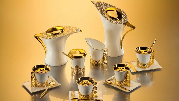 This coffee set costs $50,000.