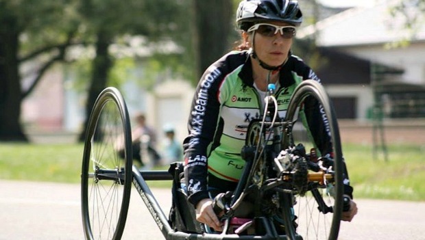 pascale-berkowitz Handcyclist Pascale Berkowitz