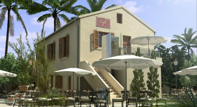 The old Templar buildings will be preserved in the Sarona project.