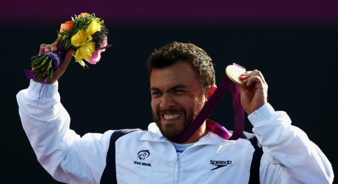 When the Israeli anthem began playing, Gershony couldn't halt his tears.