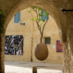 The Oranger Suspendu, by environmental artist Ran Morin. Photo by www.shutterstock.com
