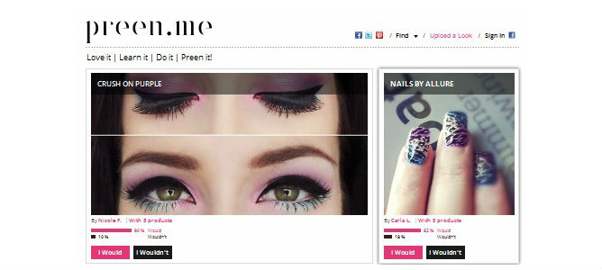 Preen.Me uses the power of crowd-sourcing to help women find the right beauty products.