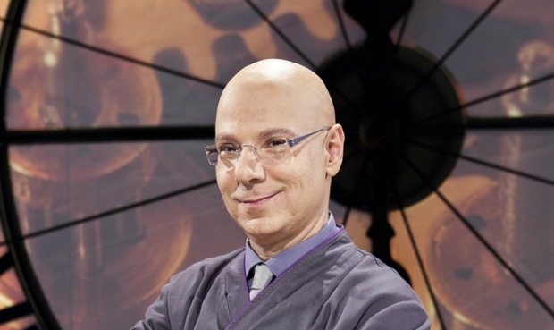 Ben-Israel on the set of Sweet Genius. Photo courtesy of the Food Network.