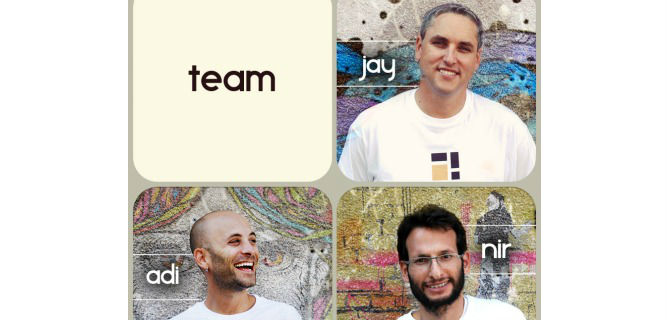 The Pixplit team: Jay Meydad, Adi Binder and Nir Holtzman Ninio.