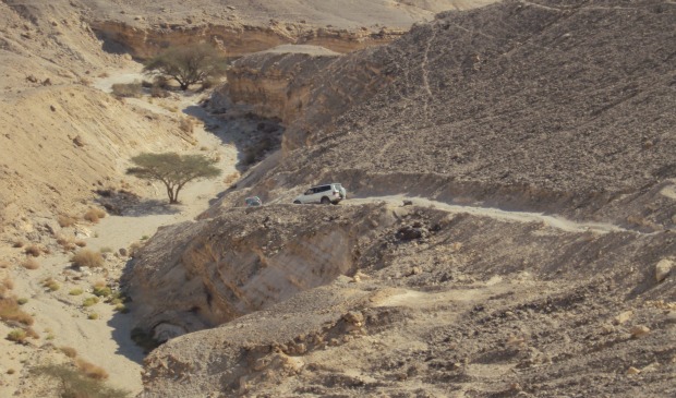 Jeep trips through the Negev are a great way to see the sights. Photo by Michel Arad.