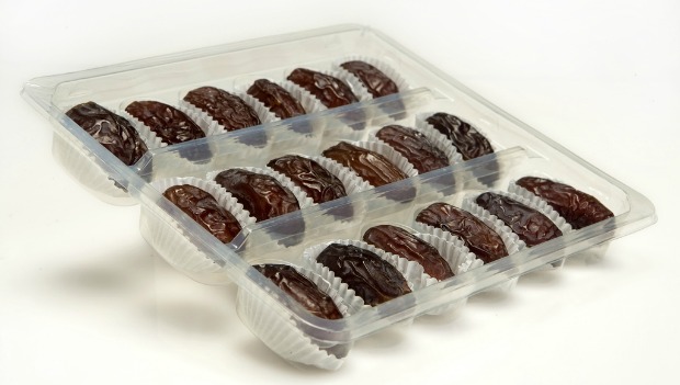 medjoul-dates Medjoul dates, premium packaged like fine chocolates. Photo courtesy of Hadiklaim Israeli Date Growers Cooperative