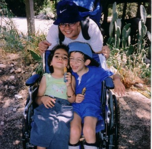 Hiking with a LOTEM volunteer.