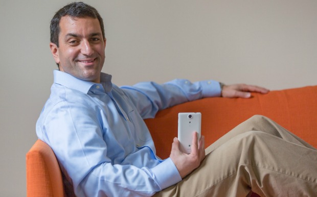 Israel Ganot’s Gazelle.com gives people cash for old gadgets. Photo by Bill Gallery