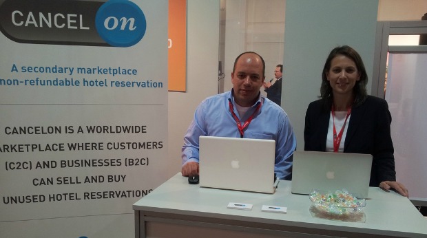 Cancelon founders Omer Granot and Efrat Kaul.