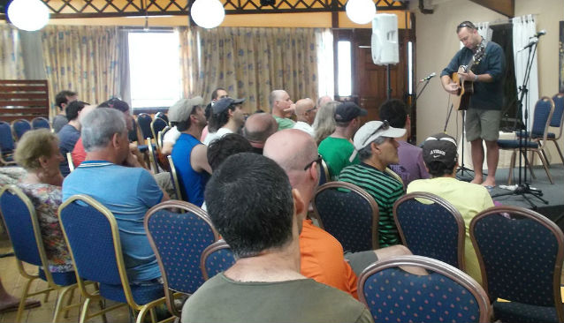 jacobs-ladder-performance2 Randall Williams performing at Jacob’s Ladder. Photo by Viva Sarah Press