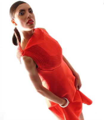 An 18-layer Naim K. Qasim dress.