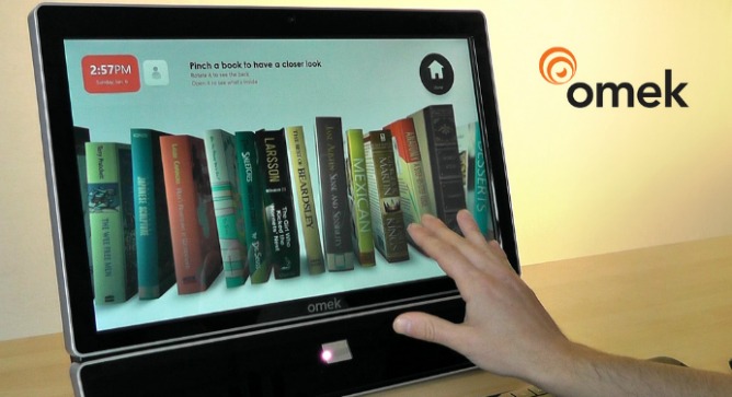 Omek’s Grasp product follows the movement of 22 points along each hand and fingers.