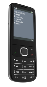 VascoDe lets you access Web apps with a simple phone.