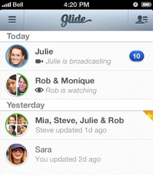glide-app A Glide Talk chat list.