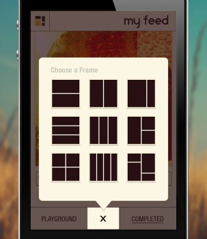 pixplit-app Choose a template for your Pixplit collage.