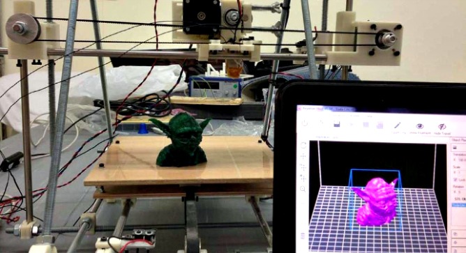 How Yoda goes from computer image to printed object.