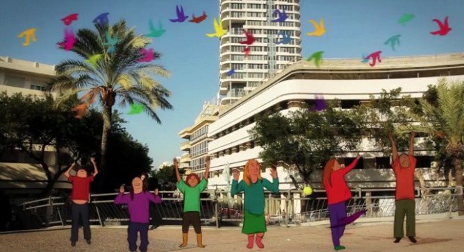 A still from the new ISRAEL21c and iCenter movie, The Man Who Taught Me to Fly.