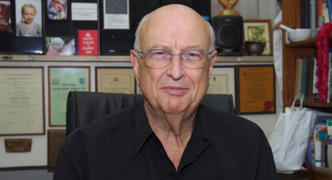 Dr. Belkin found his calling in ophthalmic problem-solving. Photo courtesy of Sheba Medical Center at Tel Hashomer.