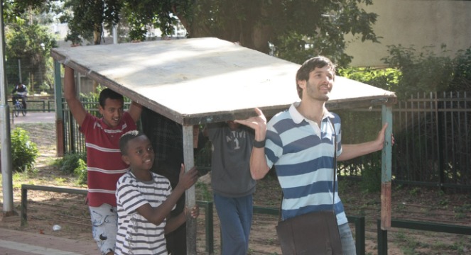 ISEF scholarship students found community service opportunities through Tze’ela improvement teams.