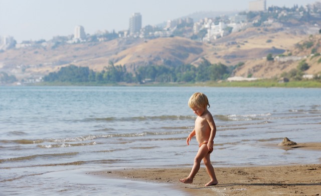 beach-near-tiberias Located on Israel’s only fresh water lake, Tiberias has many good beaches to choose from. Image via Shutterstock.