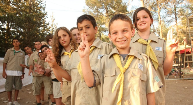 Tzofim learn leadership from an early age.