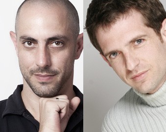 Israeli choreographers Niv Sheinfeld (right) and Oren Laor will teach American dance students contemporary technique and advanced improvisation. (The Schusterman Visiting Israeli Artist Program).