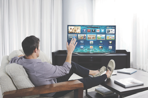 Samsung uses PointGrab tech in its smart TVs.