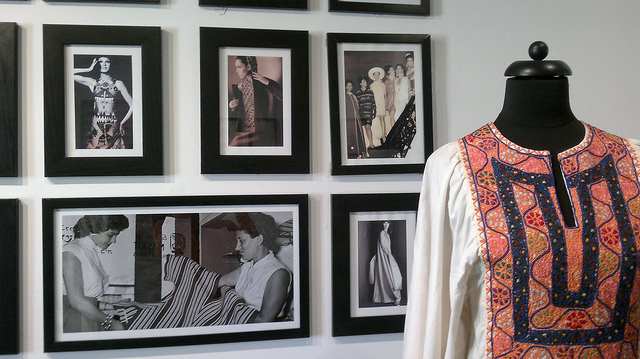 Maskit House displays an archive of vintage Maskit fashions and memorabilia. Photo by Abigail Klein Leichman