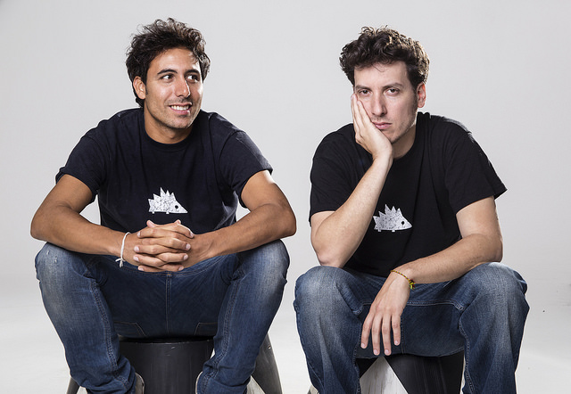 Franky Imbesi, left, and Nissan Bahar of Keepod.