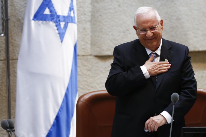 President Reuven Rivlin was sworn in as the 10th President of Israel on  July 24, 2014. (Photo by Yonatan Sindel/Flash90)