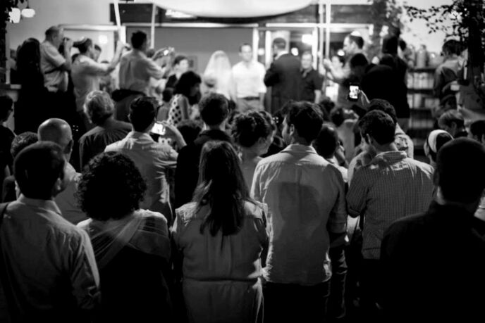 A code-white wedding.