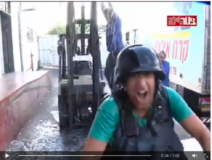 Screen shot from the television host Guy Lerer movie