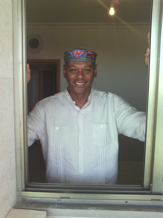 Malahki Yehuda in his new Ashkelon home.