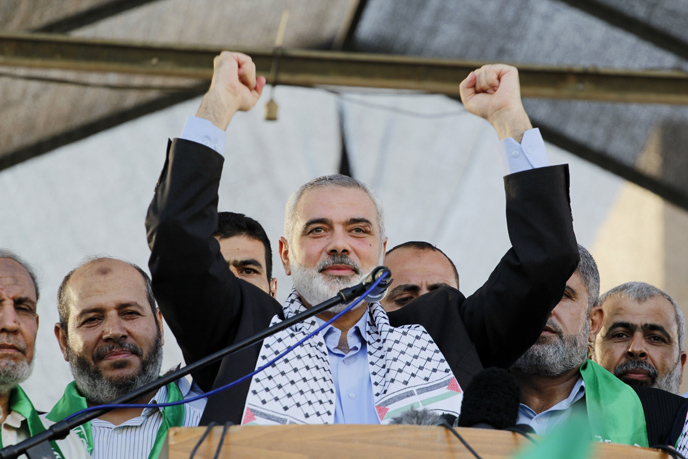 Hamas leader Ismail Haniyeh once again turned to Israeli hospitals to care for his family members. (Mostafa Ashqar/Flash90)