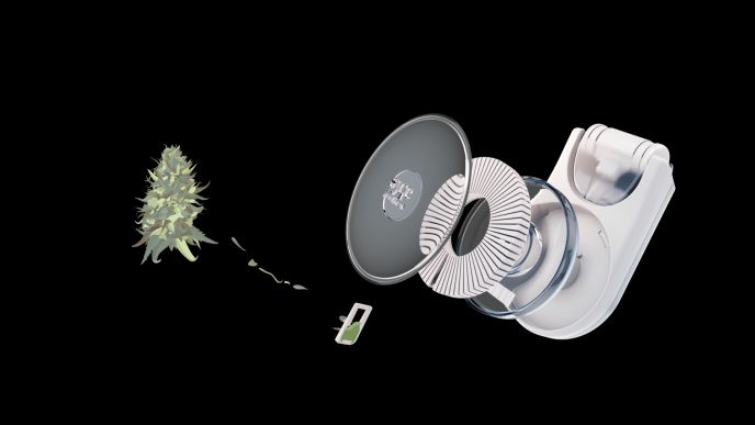 A measured and monitored way to inhale cannabis.