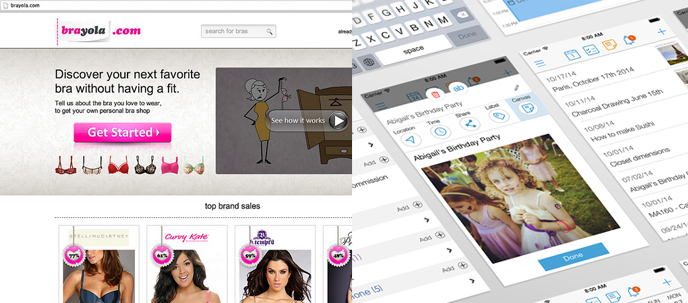 Brayola and 24me - two Israeli startups led by women.