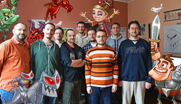 The Crazy Labs team scored a hit with its Linebound mobile game app.