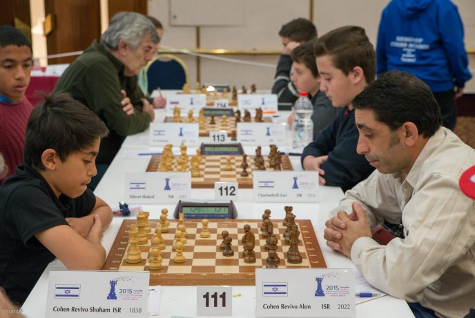 100 Israeli chess players are competing at the European Individual Chess Championship. (Photo by Yoav Nis)