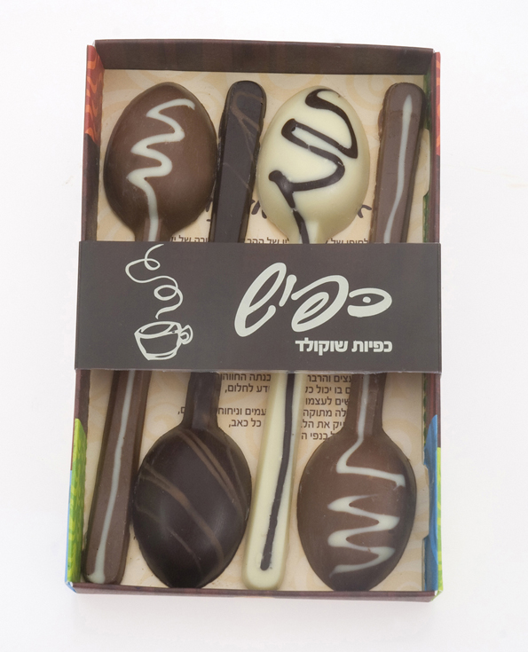 Chocolate spoons from Galita Chocolate.