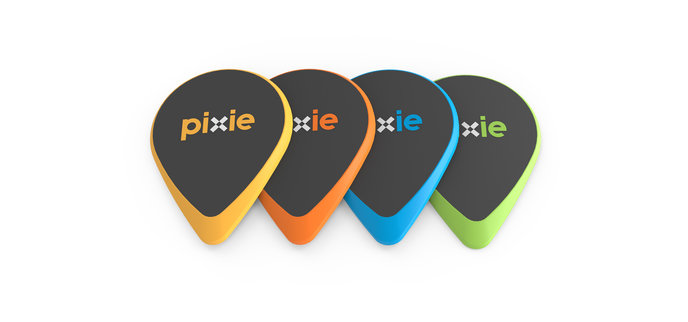 The sensors are shaped like guitar picks